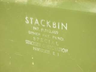 STACKBIN STACK RACK BOX STACKING STEEL STORAGE BIN  