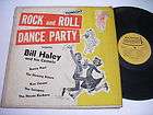 Bill Haley and his Comets Rock and Roll Dance Party 1958 Mono LP VG+