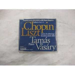 CD BBC Music Ballads Nos 1 4 Chopin, Liszt, Tamas, Vasary Piano Volume 