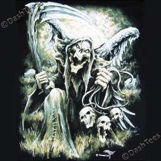 Winged Grim Reaper   Harvester of Skulls