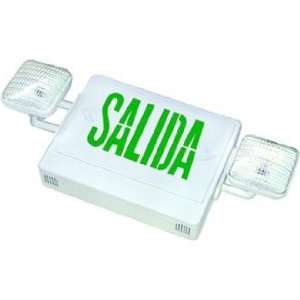  Green Salida for Emergency Exit Sign Faceplate Everything 