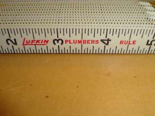 VTG LUFKIN No.626 RED END PLUMBERS & STEAMFITTERS NOS MEASURING TOOL 