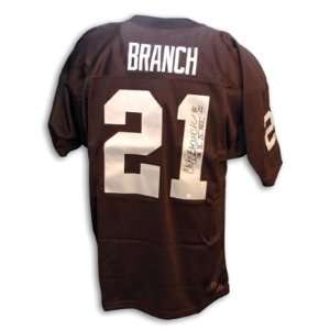   Branch Signed Raiders t/b Black Jersey Inscribed 