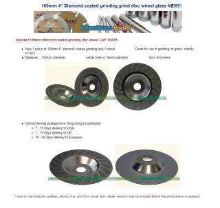 100mm 4 Diamond coated grinding grind disc wheel 8049  