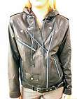     Hooded Leather Biker Jacket   Womens Premium Leather Bomber jacket