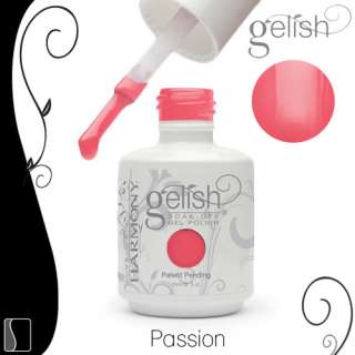 Gelish Soak Off 0.5 oz Passion Gel Nail Color UV Manicure Harmony 