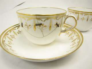 Antique Porcelain Spode Cup And Saucer Circa 1805  