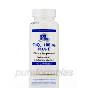  Progressive Labs CoQ10 100 mg Plus E 60 Capsules Health 
