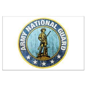  Large Poster Army National Guard Emblem 