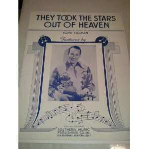  They Took the Stars Out of Heaven 1943 Sheet Music 