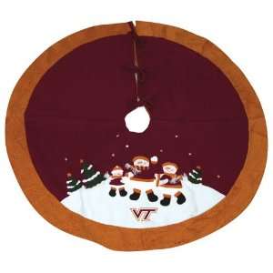   OFFICIAL TEAM LOGO 48 SNOWMAN CHRISTMAS TREE SKIRT: Sports & Outdoors