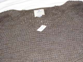 Aerie Wool/Mohair Gray Sweater Top~ Womens Large/12 14  