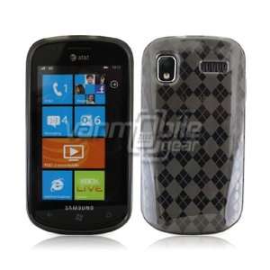 SMOKED ARGYLE TPU DESIGN CASE + LCD SCREEN PROTECTOR + CAR CHARGER for 