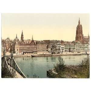   Untermainquai,Saalhof,Frankfurt am Main,Germany,1890s