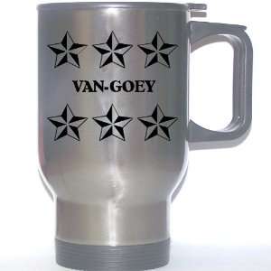  Personal Name Gift   VAN GOEY Stainless Steel Mug (black 