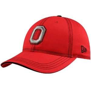   State Buckeyes Scarlet Double Stitch Adjustable Hat