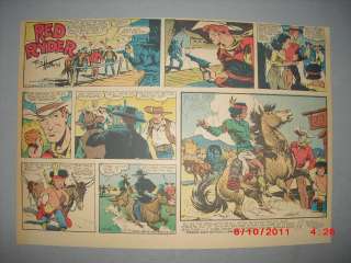 Red Ryder Sunday by Fred Harman from 10/26/1941  
