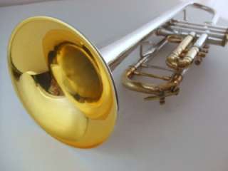Bach Stradivarius 25 Bb Trumpet   Silver/Gold   Great Condition  