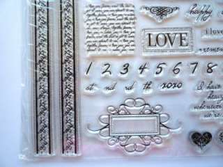 Clear Stamp Set ~LOVE~ by FISKARS  