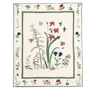  Forest Flowers, Lap Quilt 50 X 60 In.: Home & Kitchen