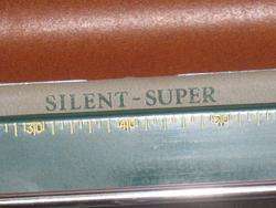 Super Clean Vintage Smith Corona Silent Super Art Deco Typewriter with 