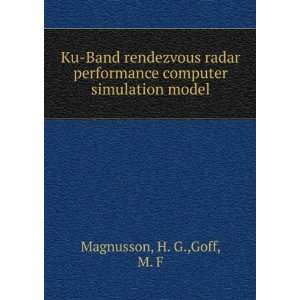   computer simulation model H. G.,Goff, M. F Magnusson Books