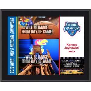  Kansas Jayhawks Sublimated 10x13 Plaque  Details 2012 