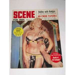 Scene For Men Vintage Magazine February 1961 J.B. Publishing Corp 