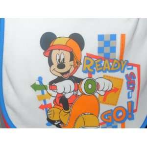  Disney Mickey Mouse Clubhouse 2 Pack Cloth Bibs Baby