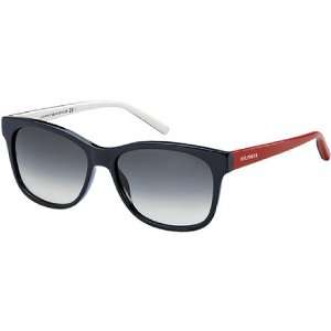   Sunglasses   Blue Red White/Gray Shaded / Size 56/16 140: Automotive