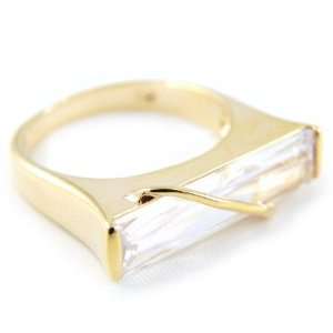  Ring plated gold Nova white.   Taille 56: Jewelry