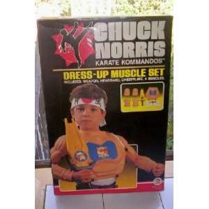  Chuck Norris Karate Kommandos Dress Up Muscle Set 1986 