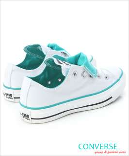 BN CONVERSE CT Double Tongue OX White/Water Shoes #19  