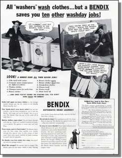 1941 Bendix Automatic Home Washing Machine   Photo Ad  