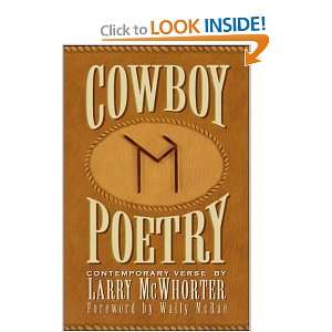  Cowboy Poetry Contemporary Verse (9780966209136) Larry 