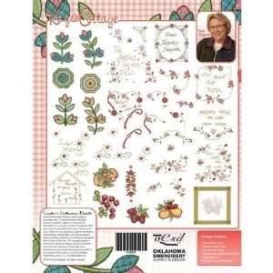   Embroidery Designs by Kaye England on a BROTHER Embroidery Card PC821B