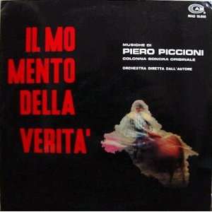    IL MO MENTO DELLA VERITA   ITALY SOUNDTRACK Piero Piccioni Music