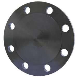 Black Steel Forged Flanges Class 150 Blind Blind Flange,5 In,10 In L,W 