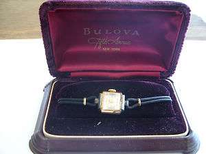 Vintage New Old Stock Bulova 10k Gold Filled 17j Swiss Made Wrist 