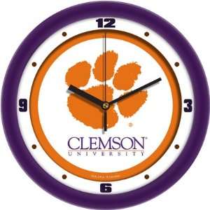  Clemson 12 Wall Clock   Traditional: Home & Kitchen