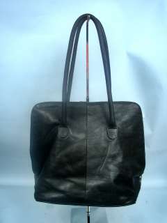 Laura Ashley Black Leather Jeweled Tote/Handbag  