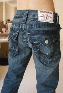 bidding on a brand new, 100% authentic True Religion mans Billy jeans 