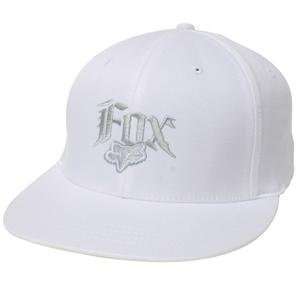  Fox Racing Vertigo Flex Fit Cap   Large/X Large/White 