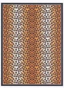 5x8 AFRICAN LEOPARD COUGAR ANIMAL PRINT AREA RUG 623  