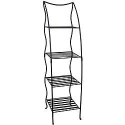 Iron Black 4 layer Plant Stand  Overstock