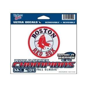 Boston Red Sox 2004 World Series Champions Ultra Decal  