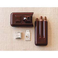 Weston Leather Cigar Case  Overstock