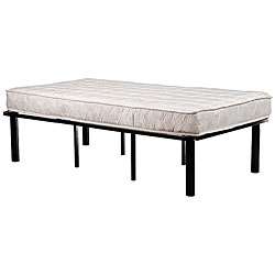 Black Steel Mattress Bed Frame Twin Extra Long  Overstock
