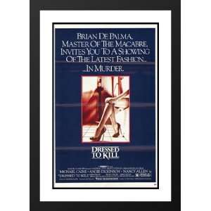 Dressed to Kill 20x26 Framed and Double Matted Movie Poster   Style A