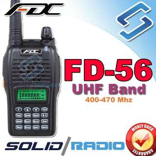 FDC FD 56 UHF 400 470Mhz VOX ham radio + PTT earpiece  